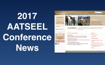 AATSEEL – American Association of Teachers of Slavic and East European Languages on 2-5 February 2017